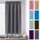 Blackout Curtains Thermal Insulated Grey 2 Panels 1