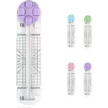 4-in-1 Paper Trimmer with Straight/Wavy/Perforation/Crease Blades, for Cards, Gift Wrapping & Scrapbooking