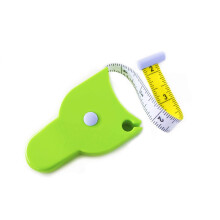 Automatic telescopic body tape measure white 2 pcs