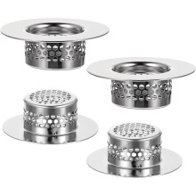 Sitko do zlewu ze stali nierdzewnej, górne sitko 1,97", 1,1", 4 sztuki