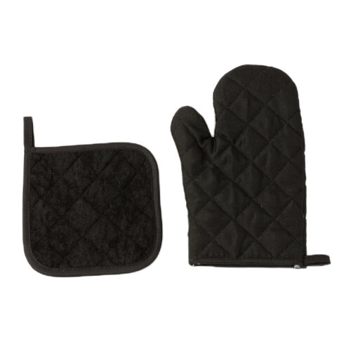 Heat-Resistant Oven Mitts and Pot Holder Set