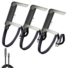 2-in-1 Unsichtbarer Halter Typ-C-Kabel 240 W 3 Stück