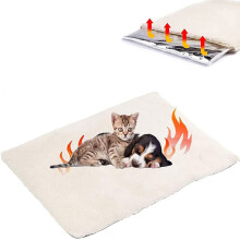 Selbsterwärmende Haustiermatte für Katzen und Hunde, 60 x 45 cm