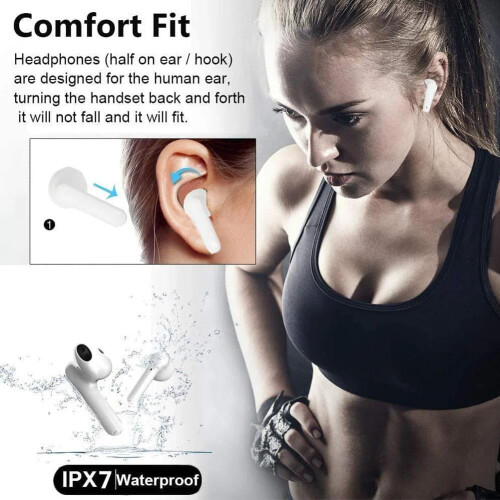 Wireless Earbuds Bluetooth 5.0 Noise Cancelling IP7 2