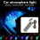 Kit di luci ambientali a striscia per interni auto, 12V 6