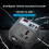 Inversor de carro 200W DC12V/24V para AC110V/220V com display LED 5