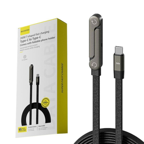 Onzichtbare houder USB-C-oplaadkabel 240W