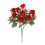 Buquê artificial de rosas brancas e peônias para casamento e decoração. 2