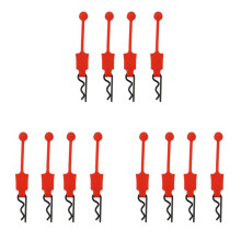 12Pcs Rubber Car Body Clip Retainer Shell Fixed Buckle Lock for 1/10 ARRMA Senton Granite Typhon  Slash UDR,1