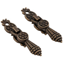 Antyczne żelazne uchwyty do szuflad 52x10mm (2 szt.)
