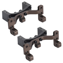 2X Metall-Zugstangen-Basissitzhalterungs-Servosatz für WPL C24 C14 C14K C24K 1/16 RC PKW-Raupen-Ersatzteile
