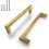 Cabinet Pulls Brushed Gold6.3Inch Square 1
