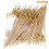 Disposable electroplated skewers fruit forks cocktail picks 1
