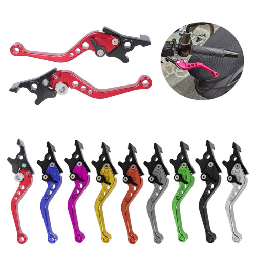 Aluminum Double Disc Brake Lever Adjustable for Motorcycles 1