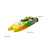 Mini barco RC 2.4G com luzes LED e acrobacias de 360, USB 3