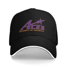 Universiteit van Evansville honkbalpet unisex1