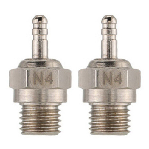 2X N4 Glow Plug  for 1/10 Hpi Hsp Rc Car Boat