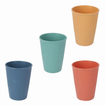 Gobelets incassables en paille de blé, 385 ml (13 oz), lot de 4