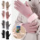 Women's Polyester Thermal Cycling Gloves Windproof with 2