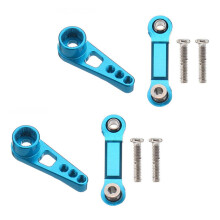 2X para 1/18 RC Car K929 A959 A969 A979 K929 A959-B Piezas de Actualización Metal 25T Servo de Dirección Brazo de Bocina Servo de Metal Varilla