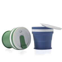 Mug de voyage pliable en silicone 350 ml