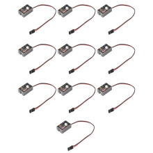 10X Giroscopio Per WPL D12 1/10 RC Car Drift Racing Car Steering Output Design Compatto E Leggero Integrato