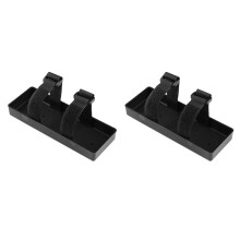 2X RC Battery Tray Case Battery Box Bracket for Axial SCX10  TRX4 RC4WD D90 1/8 1/10 RC Car Spare Parts,Black