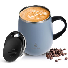 Mug de voyage isotherme en acier inoxydable de 473 ml (16 oz) avec