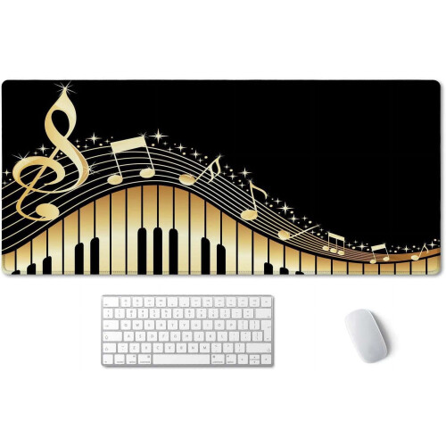 Vintage mouse pad για νότες πιάνου 35,4 x 15,7 ίντσες