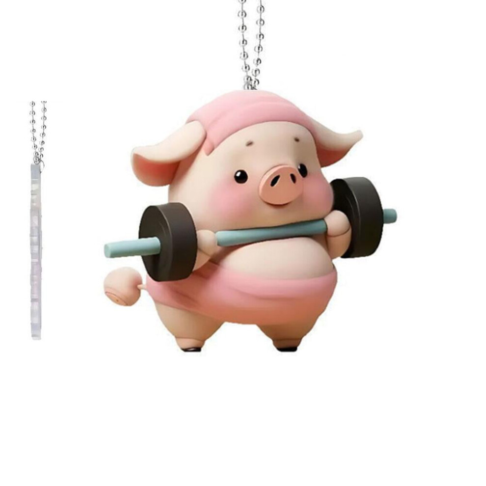 Pig-Shaped Car Pendant For Rearview Mirror Â 1 Piece 9058772208880