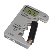 Digitális akkumulátor teszter AA AAA C D9V6F22 LCD kijelzővel