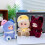 Bréagán Plush Cartúin Gleoite Eochairshlabhra Beag 4