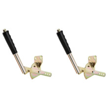 2X Antislip Mechanische Handrem Parkeerstop Aanhanger Caravan Hendel Koppeling