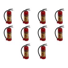10X RC Decoration Metal Fire Extinguisher for 1/10 RC Crawler Axial SCX10 90046 TRX4 D90,Red