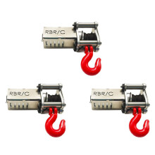 3X for WPL Automatic All-Metal Winch for 1/16 WPL C34 C34K C34 MN RC Car DIY Upgrade Parts