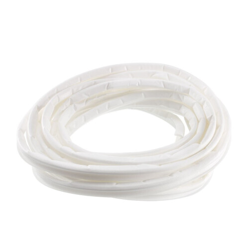 Skumforsegling med kerfet, hvid 6m, 8mm x 2.8mm
