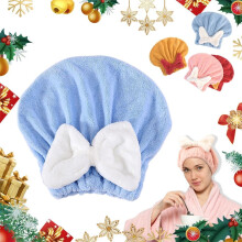 Serviette pour cheveux en microfibre – Séchage rapide, douce et