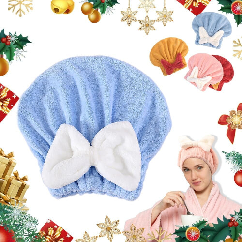 Serviette pour cheveux en microfibre – Séchage rapide, douce et