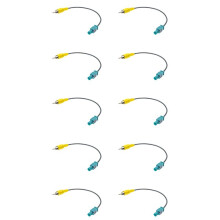 10X for - Rear View Camera Adapter Cable Fakra to RCA Connector Reversing Rear Sight Conversion Wire
