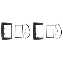 2X 2 Din Fascia for  Panda 2003- 2012 Radio Stereo Panel Dash Mount Installation Trim Kit Frame Plate Bezel