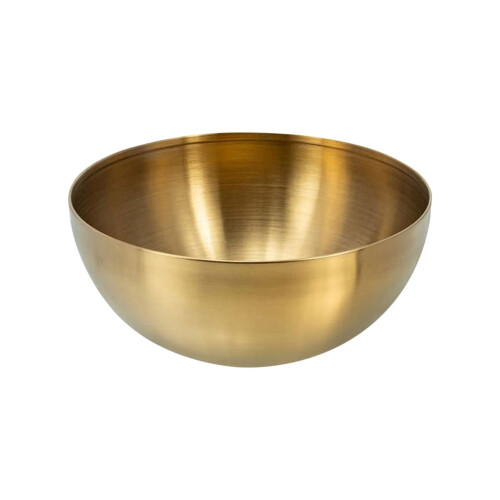 Bol de service en acier inoxydable doré 15 cm