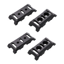 4 Pièces Séries ESC Moteur Câble Gestionnaire Fil Fixe Pince Boucle EmpêCher EmmêLé Ligne Clip Outil 12AWG Noir