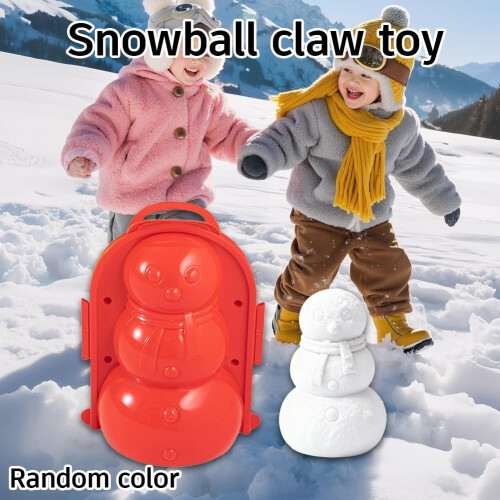 雪球模具卡通图案塑料夹式雪球成型器 1