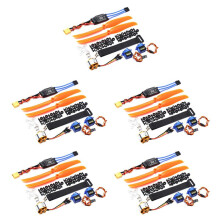 5X A2212 1400KV Bürstenloser Motor 30A ESC XT60 Stecker SG90 9G  Servo 8060 Propeller für RC Fest Flügel Hubschrauber