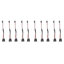 10 Unids/Lote RC Servo y Cable de Extensión Cable de Plomo para JR Futaba RC Servo RC Avión Helicóptero Coche DIY, 15 cm