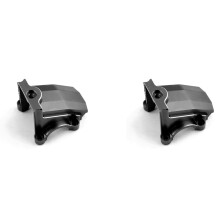 2X Metal Front/Rear Differential Cover Gearbox Cover for 1/5 X-Maxx Xmaxx 6S 8S RC Truck Upgrade Parts,2