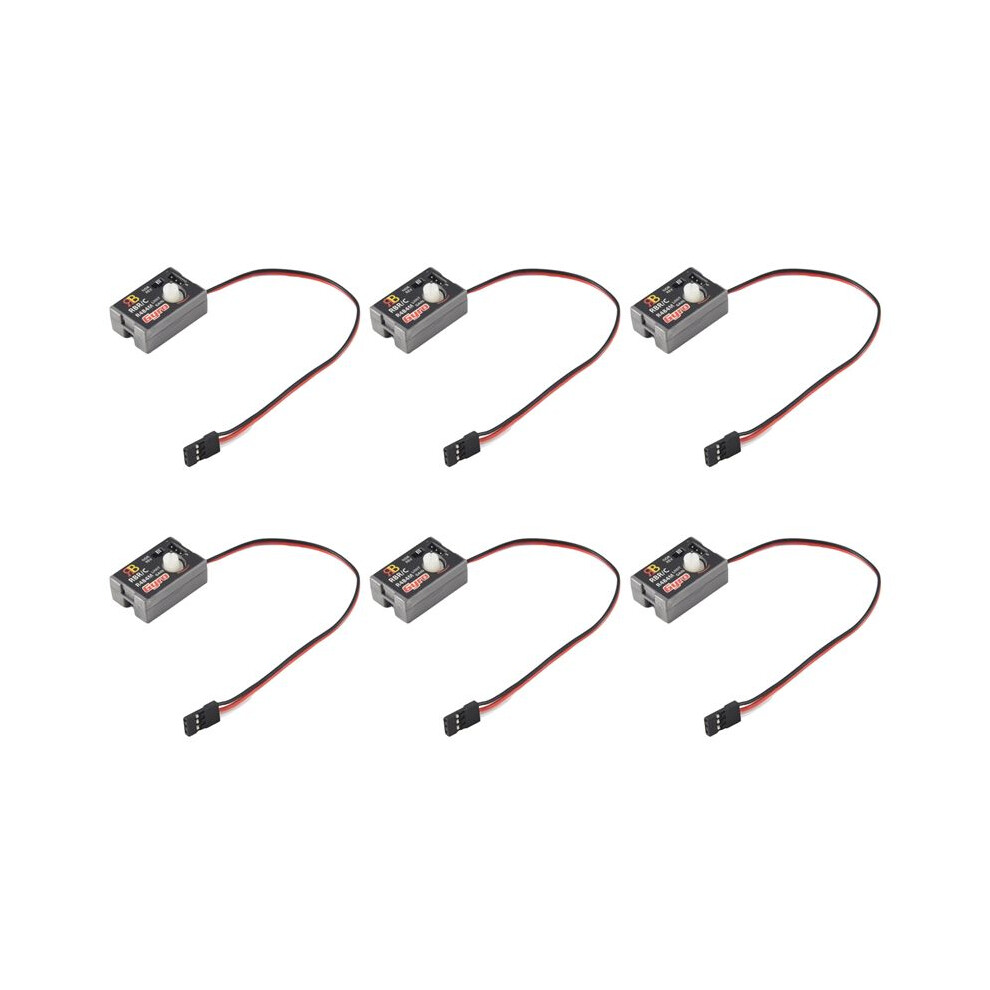 6X Gyro Gyroscope For Wpl D12 1/10 Rc Car Drift Racing Car Steering Output Integrated Compact -Weight Design Light 6032926522780