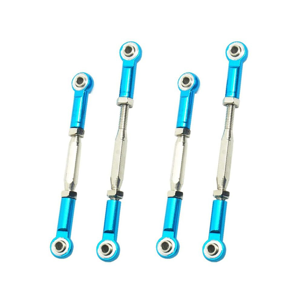 4Pcs Metal Adjustable Steering Linkage Servo Link Pull Rod For Slash 4X4 5807 Hq727 1/10 Rc Car Upgraded Parts,2 4711181634774