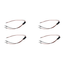 4 Peças Luz LED para HBX HAIBOXING 901 901A 903 903A 1/12 RC Carro Upgrades Peças Acessórios de ReposiçãO