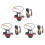 3X Caravan Camera High Level Reversing Camera HD Rear View Camera for  Trafic 2001-2014  / 2